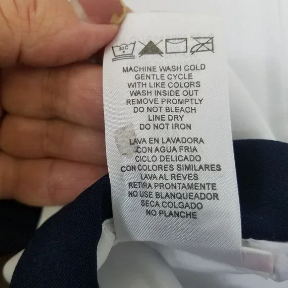 Bonnie Baby Blue and White Dress Size 12 Months. Bloomers size 18 months. - Picture 7 of 8